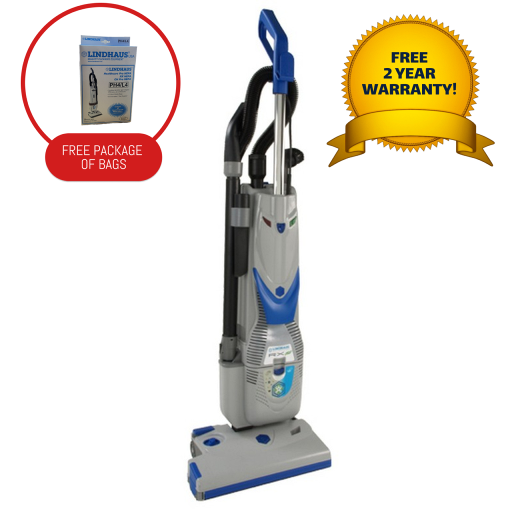 Lindhaus RX eco FORCE 380e Commercial Vacuum Cleaner – Heavy-duty dual-motor vacuum with 15-inch cleaning path.