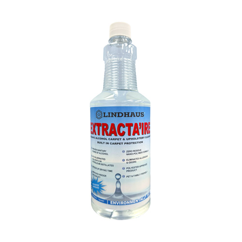 Lindhaus Extracta’ire carpet and upholstery cleaner 32 oz bottle part CHE-1040