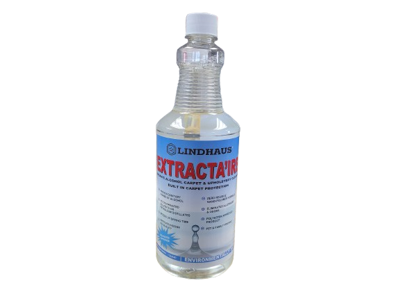 Lindhaus Extracta’ire Carpet & Upholstery Cleaner in action on carpets and furniture