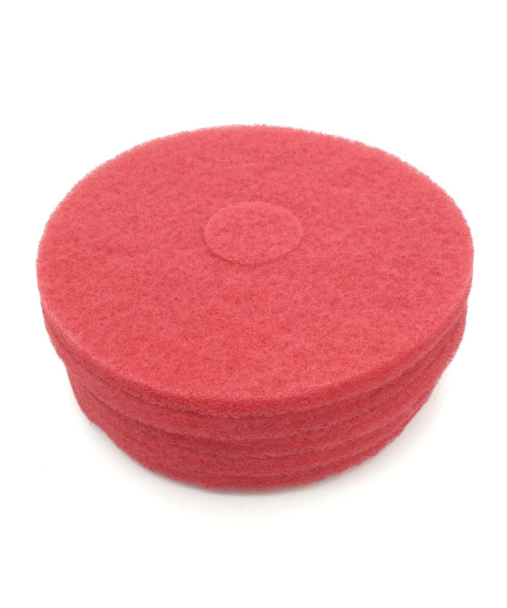 red spray buff pad