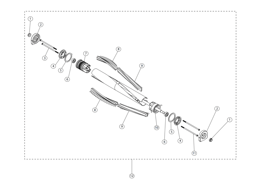 CleanMax ZM-400 Steel Agitator parts diagram