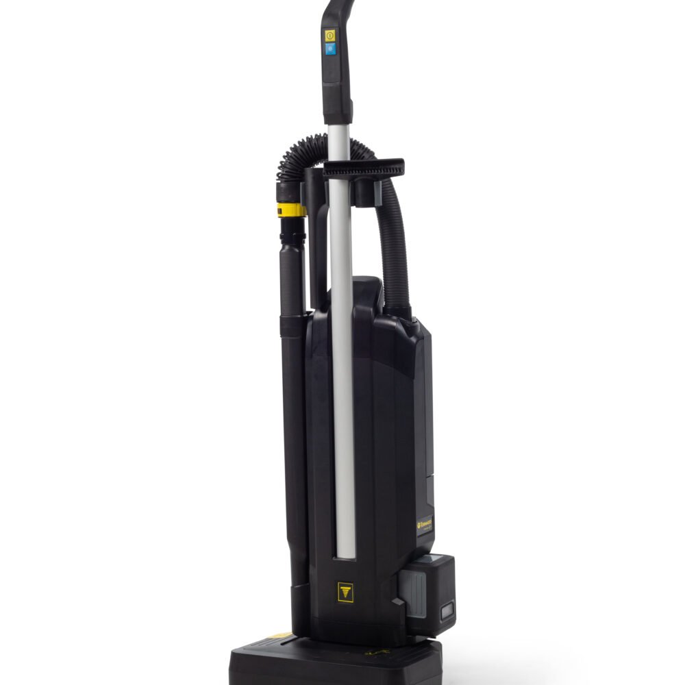 Tornado Strike Cordless Upright Vacuum Cleaner – Powerful dual-motor design with HEPA filtration, ideal for carpets and hard floors