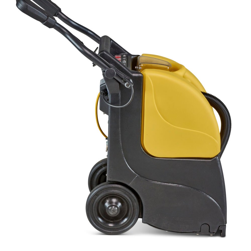 Tornado Mini-Marathon 370 Carpet Extractor – Compact Self-Contained Carpet Cleaner, 3.7 Gal Solution & 3 Gal Recovery Tanks, 110 CFM, 92" Waterlift, 12" Chevron Brush | Model 98103