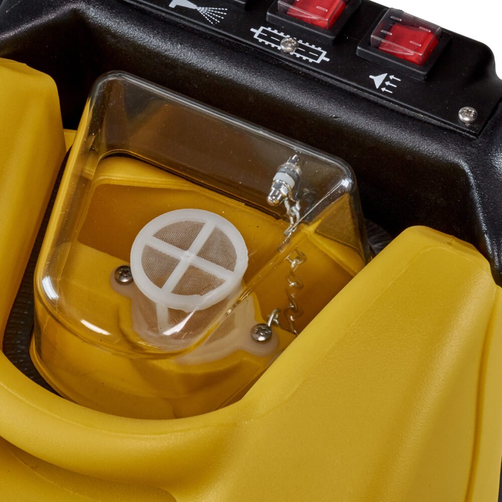 Tornado Mini-Marathon 370 Carpet Extractor – Compact Self-Contained Carpet Cleaner, 3.7 Gal Solution & 3 Gal Recovery Tanks, 110 CFM, 92" Waterlift, 12" Chevron Brush | Model 98103