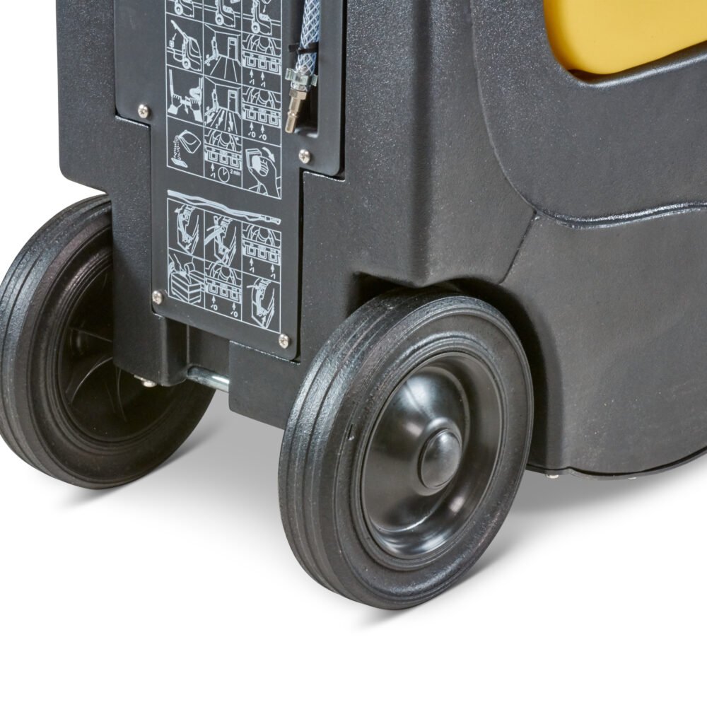 Tornado Mini-Marathon 370 Carpet Extractor – Compact Self-Contained Carpet Cleaner, 3.7 Gal Solution & 3 Gal Recovery Tanks, 110 CFM, 92" Waterlift, 12" Chevron Brush | Model 98103