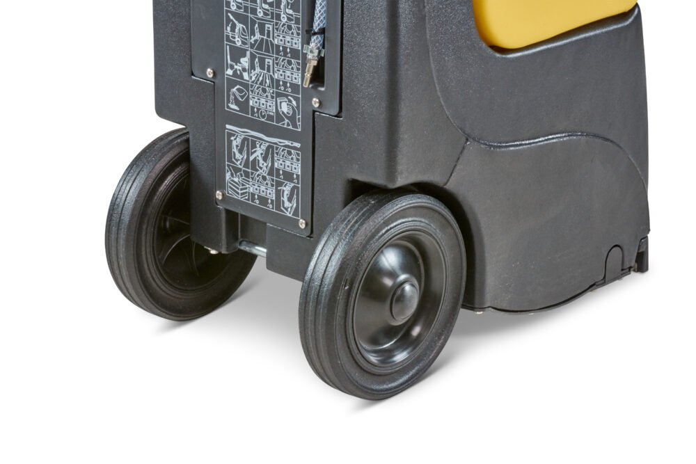 Tornado Mini-Marathon 370 Carpet Extractor – Compact Self-Contained Carpet Cleaner, 3.7 Gal Solution & 3 Gal Recovery Tanks, 110 CFM, 92" Waterlift, 12" Chevron Brush | Model 98103