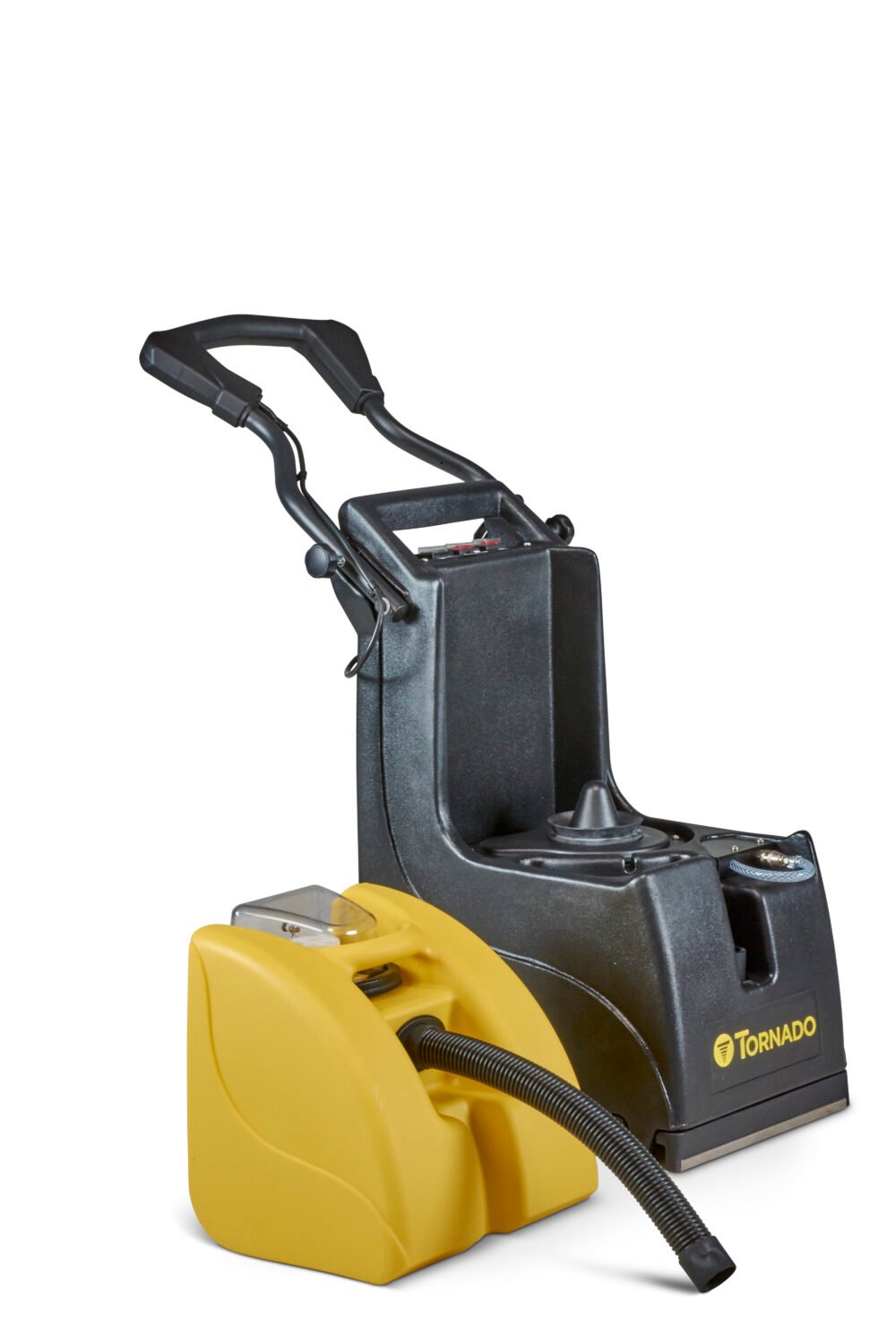 Tornado Mini-Marathon 370 Carpet Extractor – Compact Self-Contained Carpet Cleaner, 3.7 Gal Solution & 3 Gal Recovery Tanks, 110 CFM, 92" Waterlift, 12" Chevron Brush | Model 98103