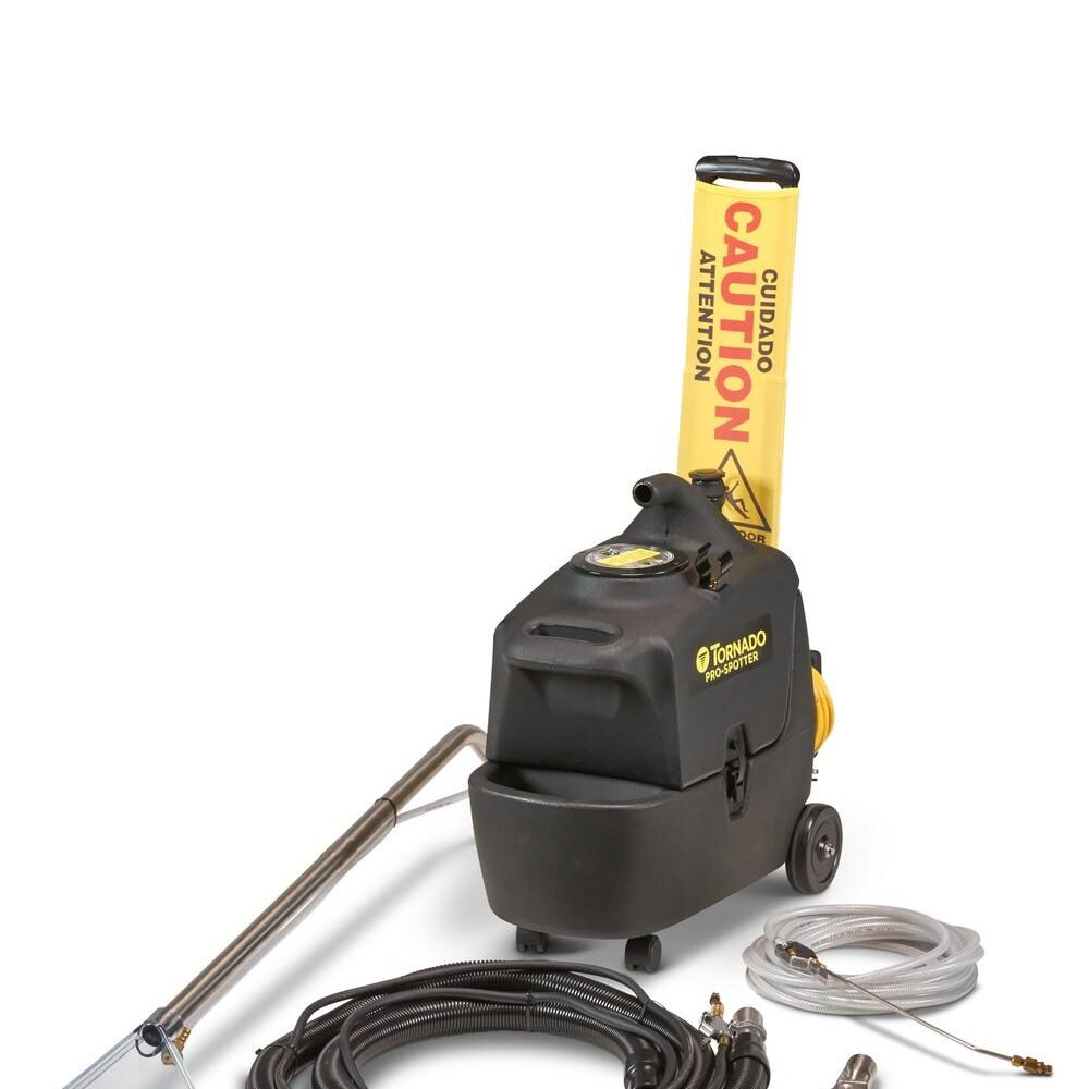 CFC,  Powr-Flite,  Tornado,  Appliance Tornado Pro Spotter Deluxe 3.5-Gallon Carpet Spot Cleaner – Model TE011-G03-U | Portable Commercial Carpet Extractor with 2-Stage Vacuum Motor, 55 PSI Pump, and Complete Tool Kit