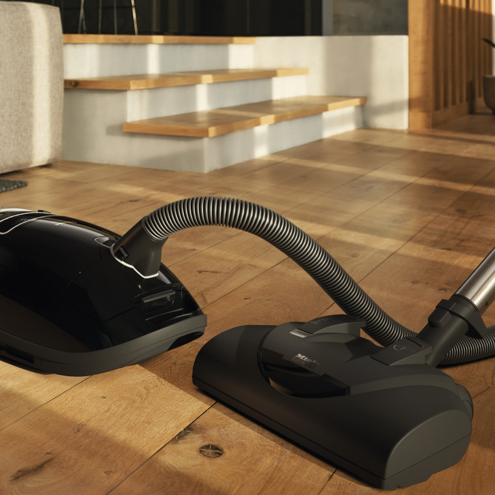 Miele Complete C3 Kona PowerLine Canister Vacuum – SGFE0, 1200W, Obsidian Black, Electrobrush & HEPA AirClean Filter