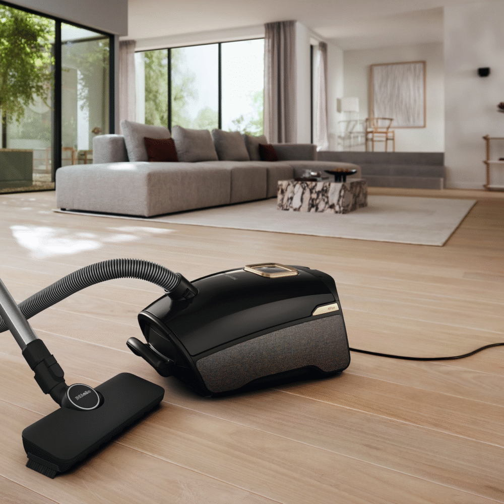 Miele Guard L1 AllFloor PowerLine Canister Vacuum – SUSE0, Obsidian Black, DynamicDrive, AllFloor Brush