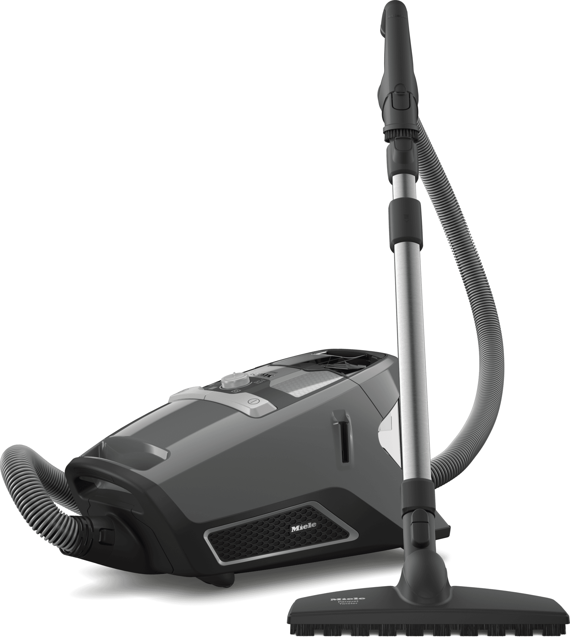 Miele Blizzard CX1 PureSuction SKRE0 bagless vacuum in Graphite Grey with Vortex Technology