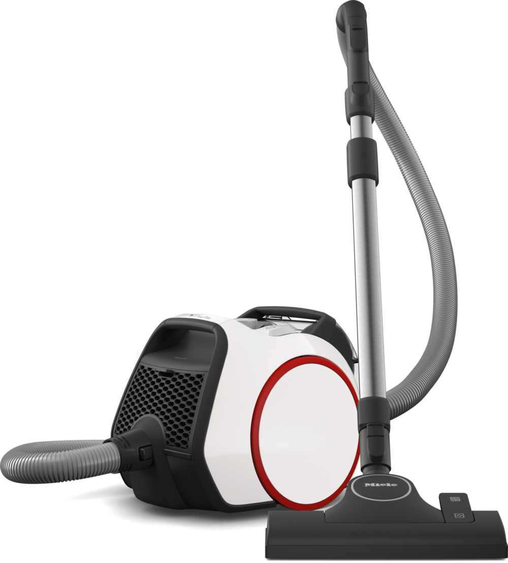 20000196437 Miele Boost CX1 SNRE0 bagless vacuum in Lotus White with Vortex Technology and TrackDrive