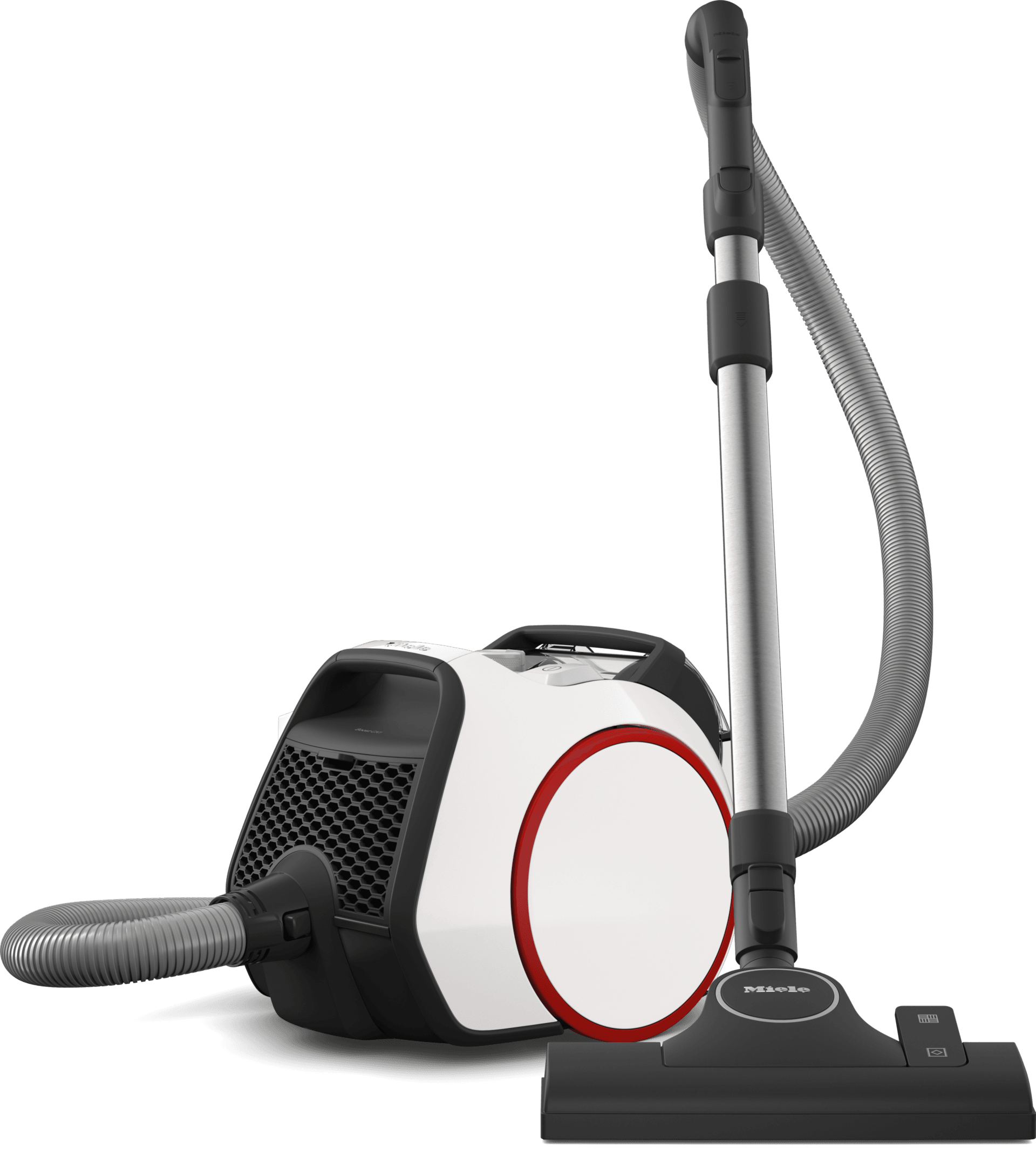 Miele Boost CX1 SNRE0 bagless vacuum in Lotus White with Vortex Technology and TrackDrive
