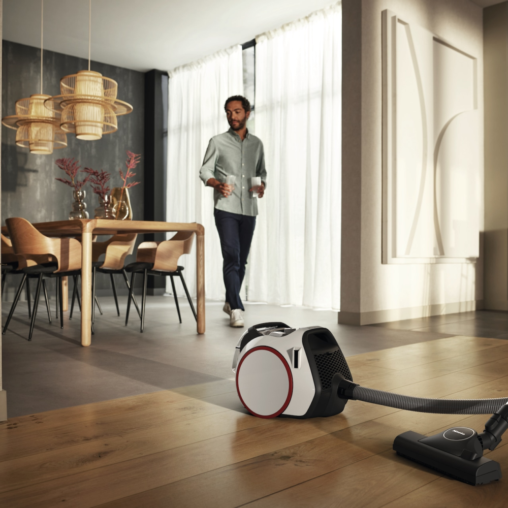 20000196908 Miele Boost CX1 Bagless Vacuum – SNRE0, Lotus White, Vortex Technology & TrackDrive