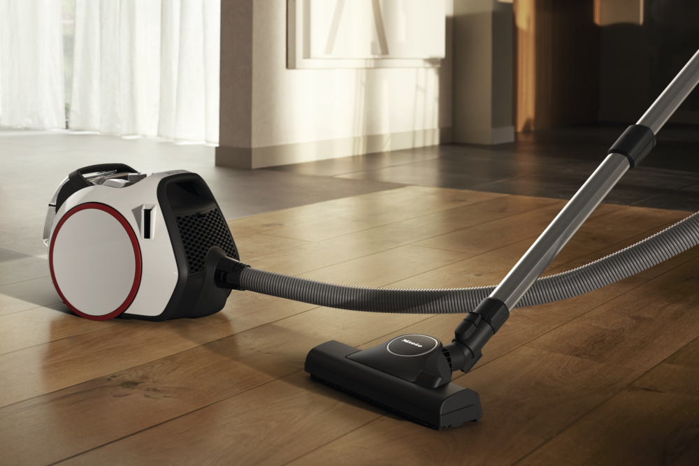 20000197049 Miele Boost CX1 Bagless Vacuum – SNRE0, Lotus White, Vortex Technology & TrackDrive