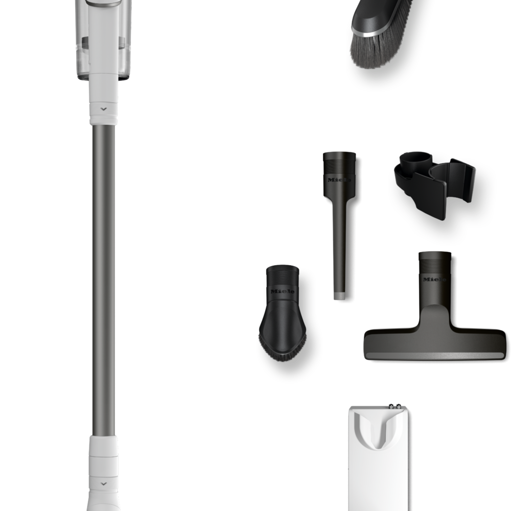 20000208460 Miele Duoflex HX1 Extra Cordless Stick Vacuum – Brilliant White, Grab&Go, 55-Min Runtime