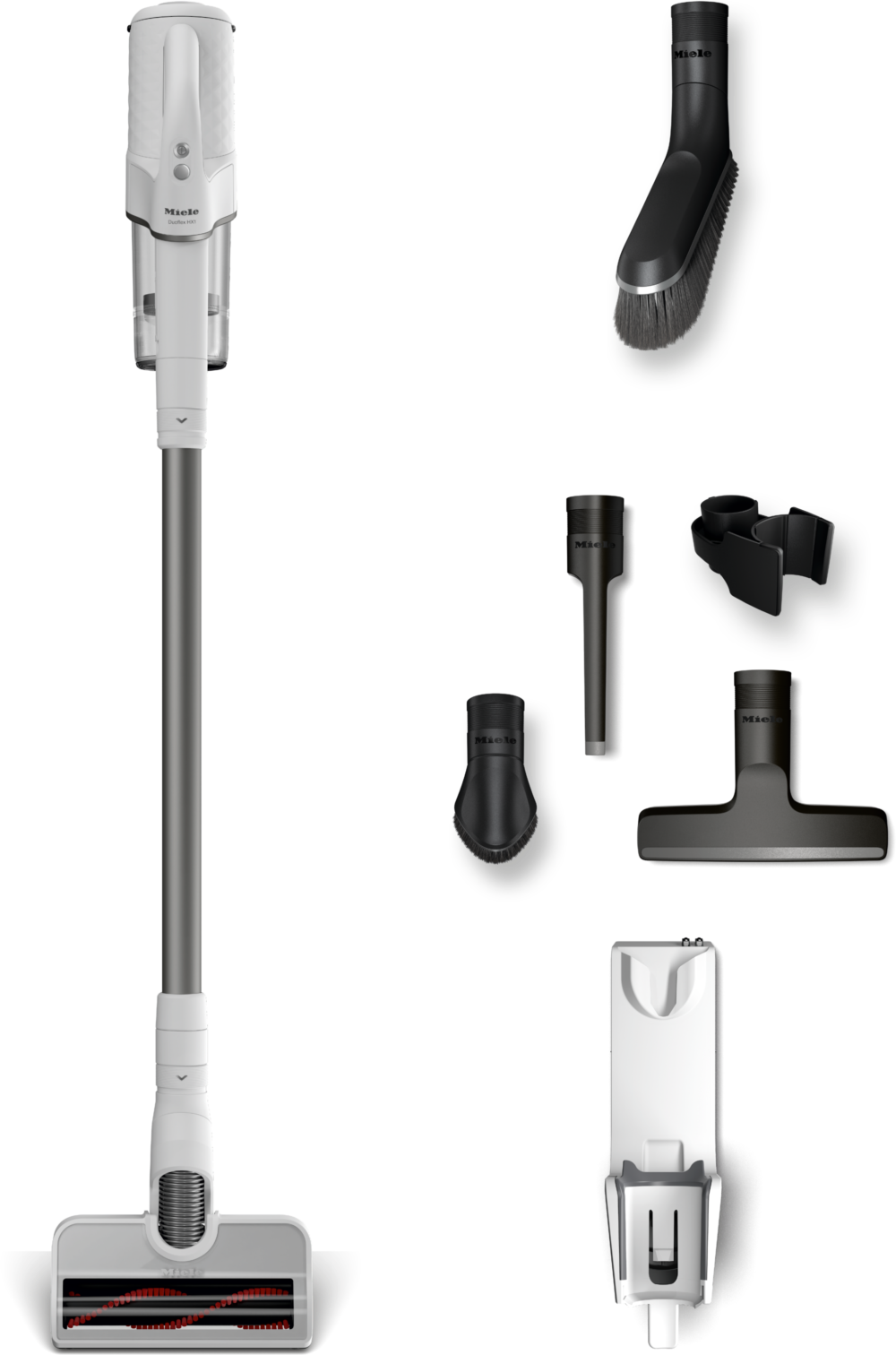 20000208460 Miele Duoflex HX1 Extra Cordless Stick Vacuum – Brilliant White, Grab&Go, 55-Min Runtime