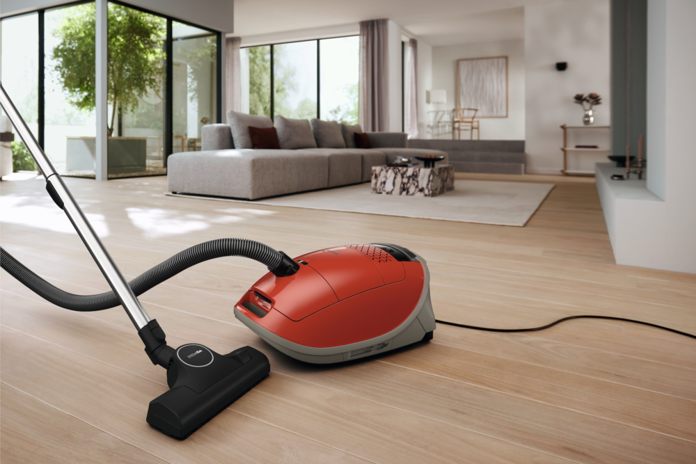 Miele Guard M1 Terra PowerLine Canister Vacuum – SVWE0, Terra Red, AirClean Filter