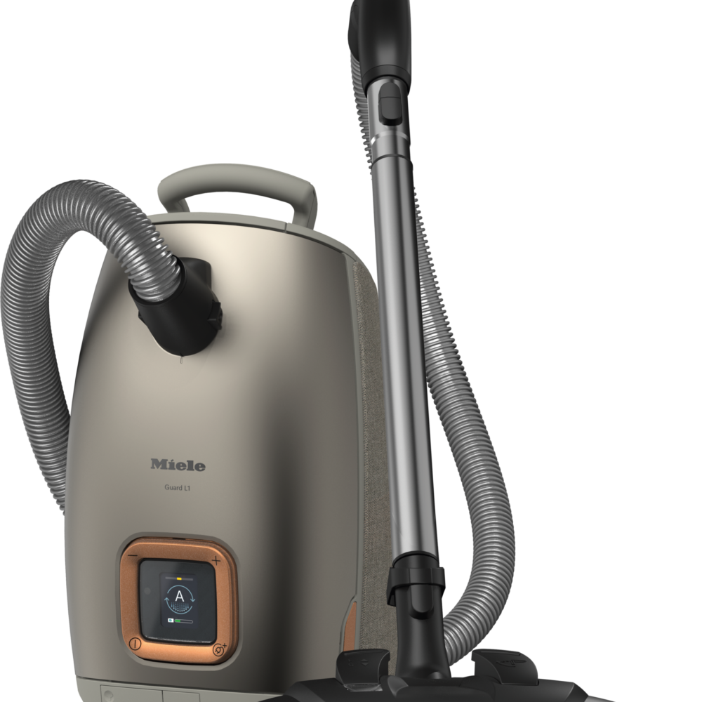 20000215483 Miele Guard L1 Electro PowerLine Canister Vacuum – Titanium PF, Electrobrush, HEPA, Miele@home