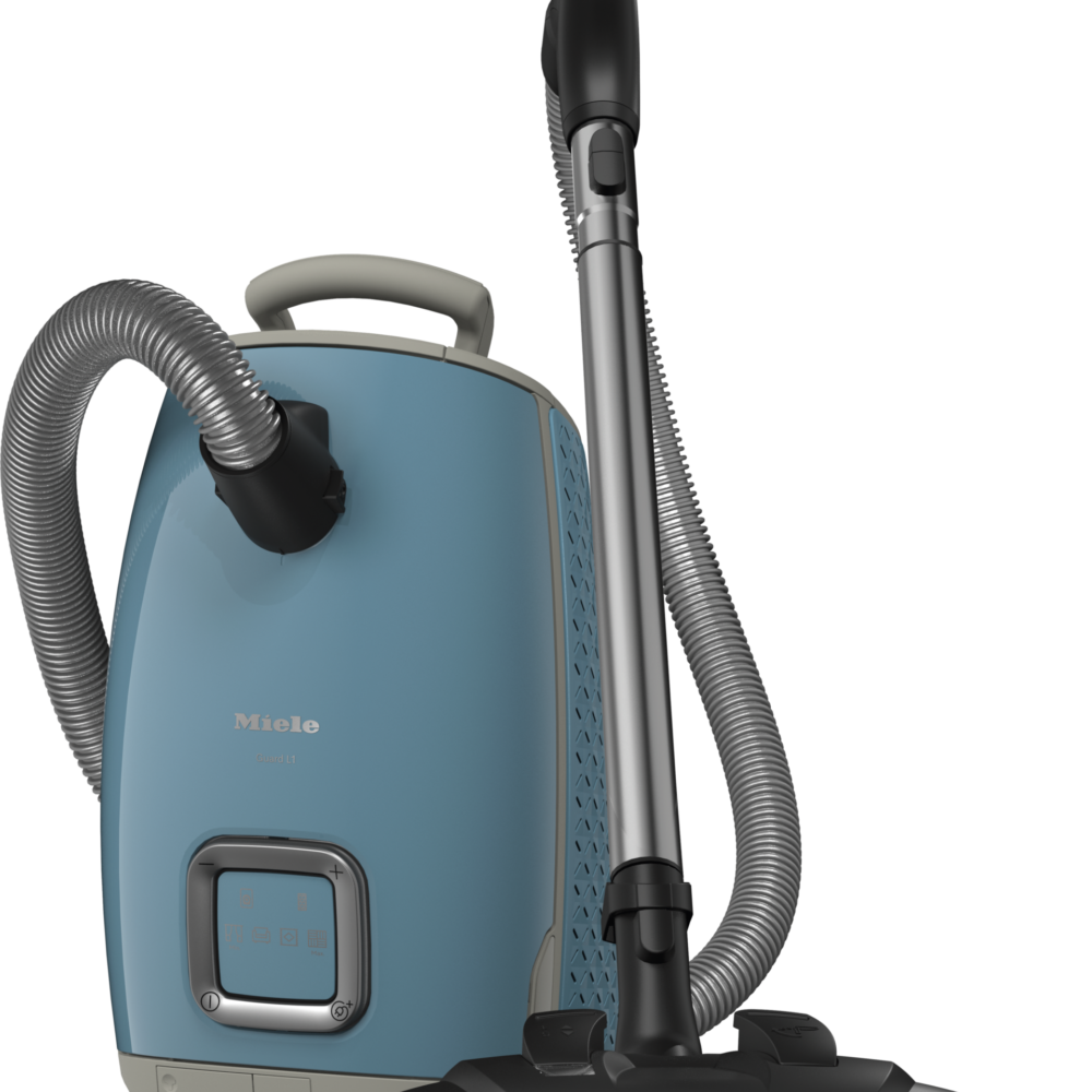 20000215822 Miele Guard L1 PowerLine Canister Vacuum – SUFE0, Nordic Blue, 1200W, AirClean Filtration