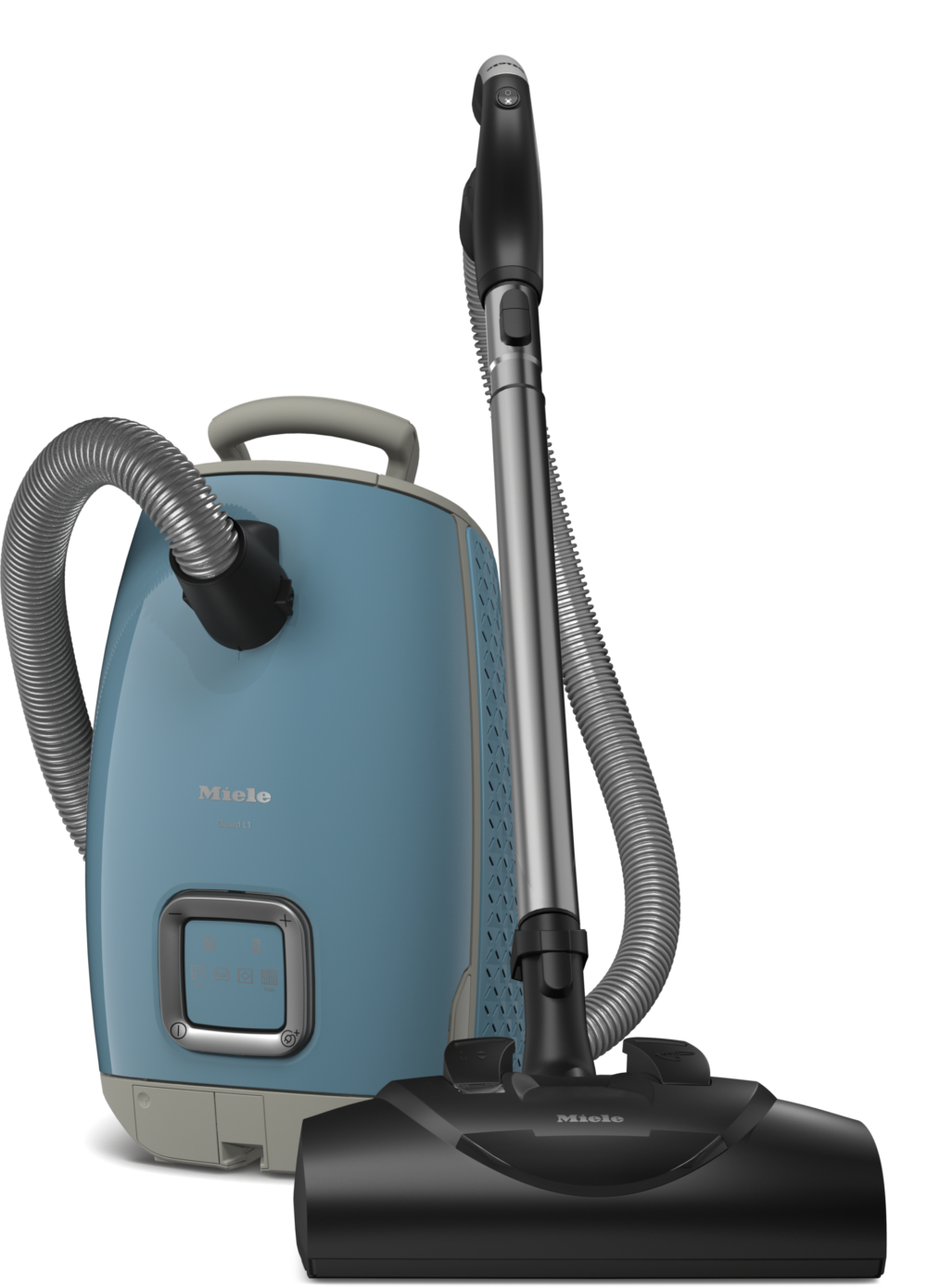 20000215822 Miele Guard L1 PowerLine Canister Vacuum – SUFE0, Nordic Blue, 1200W, AirClean Filtration
