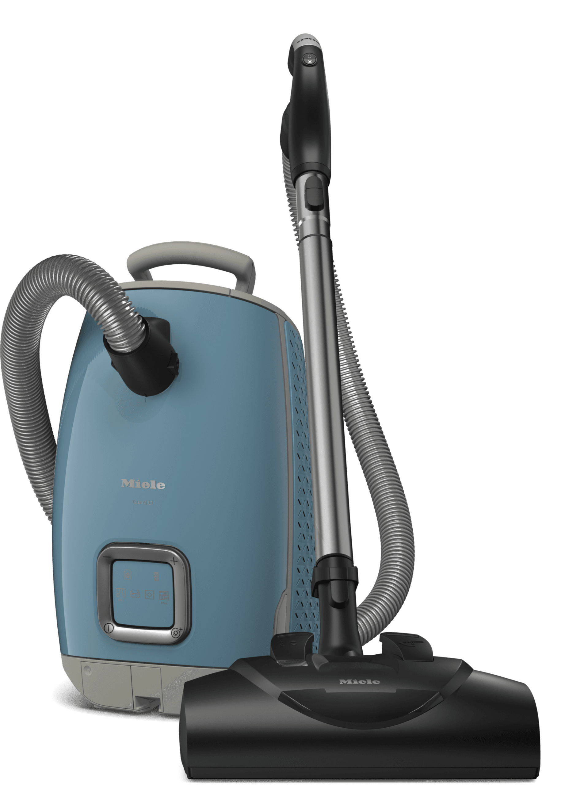 Miele Guard L1 PowerLine Canister Vacuum – SUFE0, Nordic Blue, 1200W, AirClean Filtration