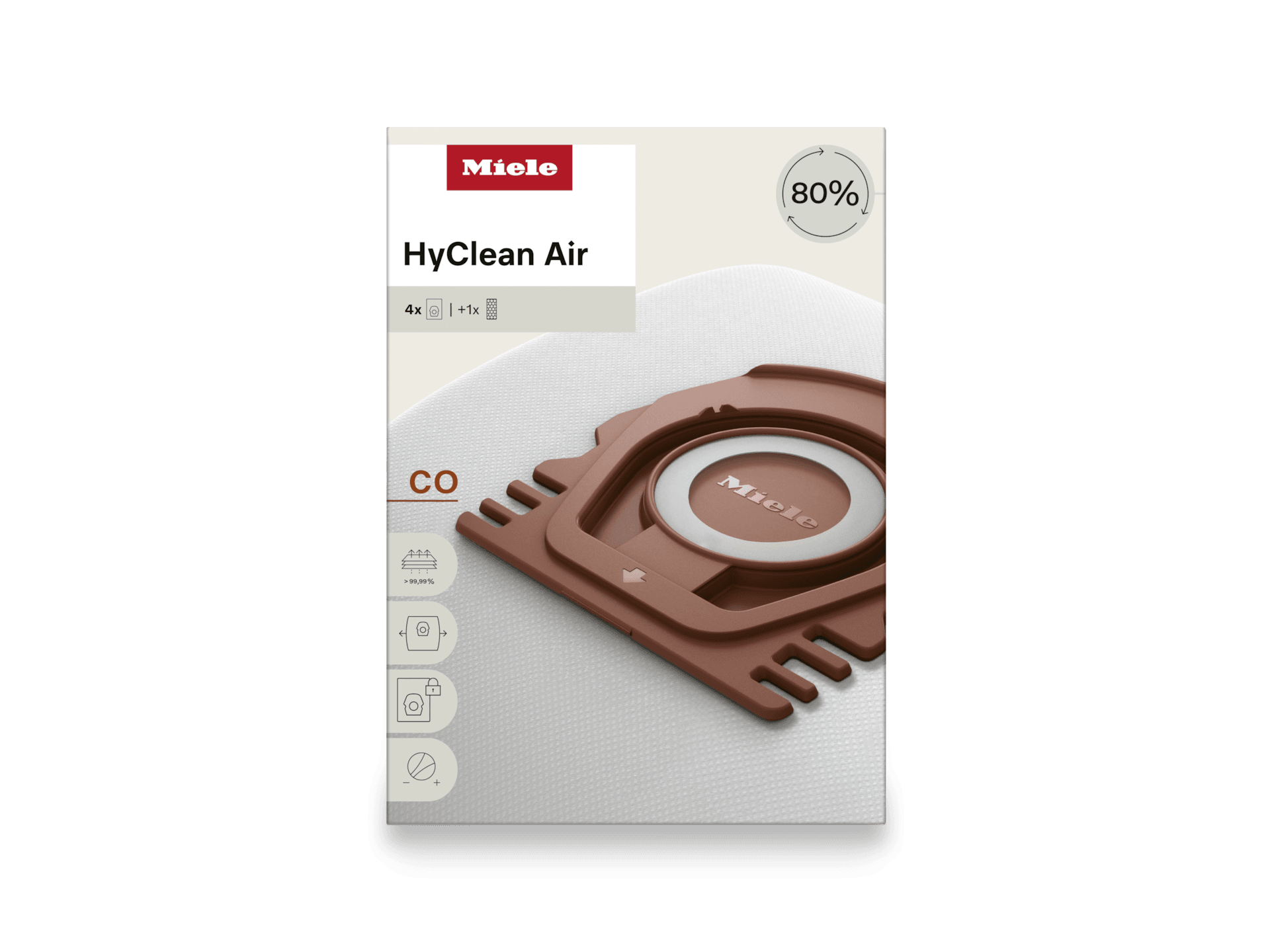 Miele CO HyClean Air vacuum bags 4-pack for Guard M1 AllFloor