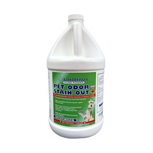 Lindhaus Pure Power pet odor and stain remover 1 gallon bottle part CHE-5100