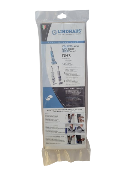 dh3 Lindhaus DH3 vacuum bags and filters kit for Valzer and DP5 part 032510019