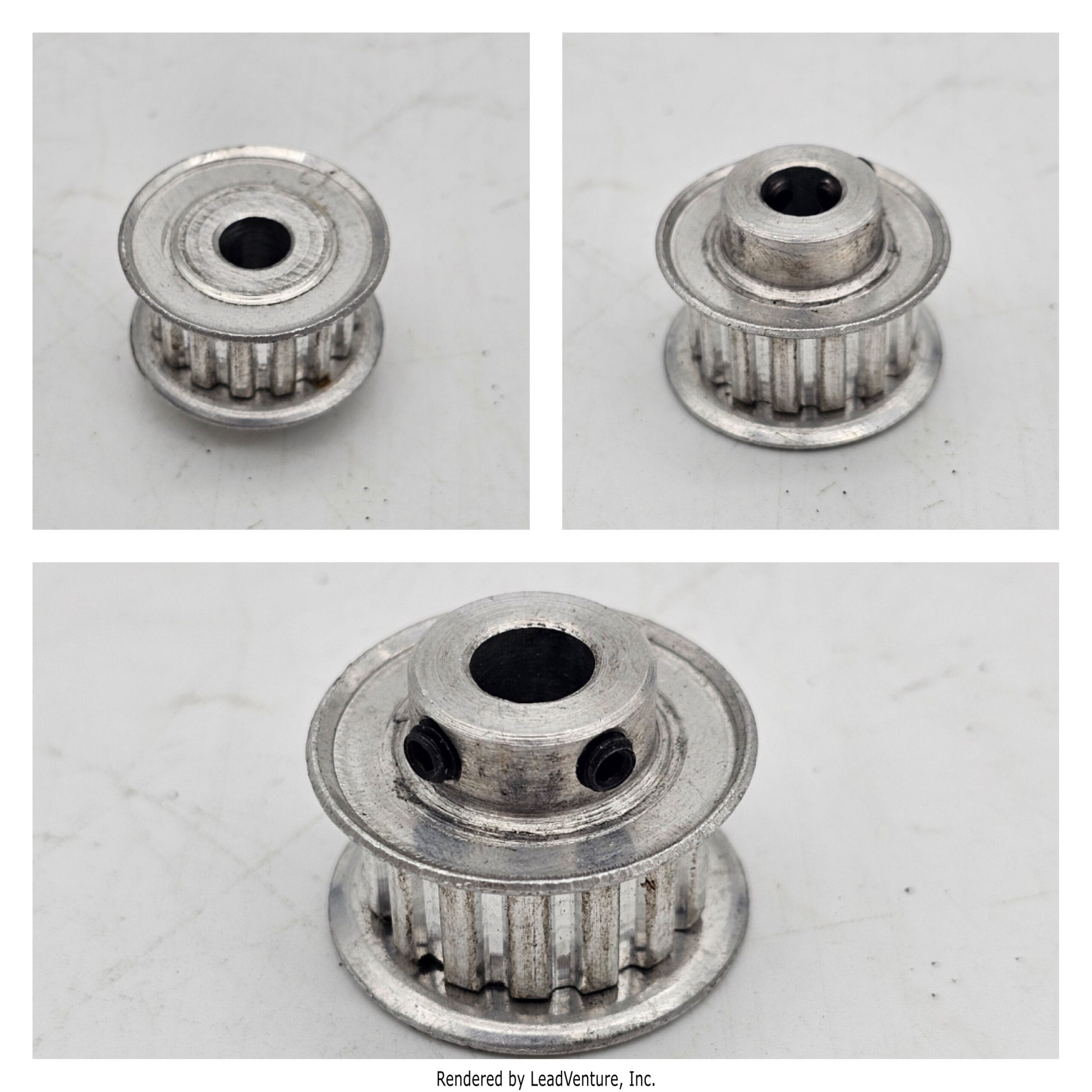 Motor Pulley w/(2) 8-32 x 1/4