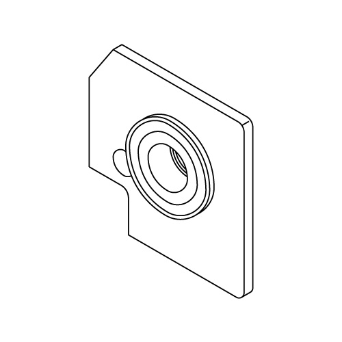 114. Lindhaus PB12 - Support Left Joint - 080440381