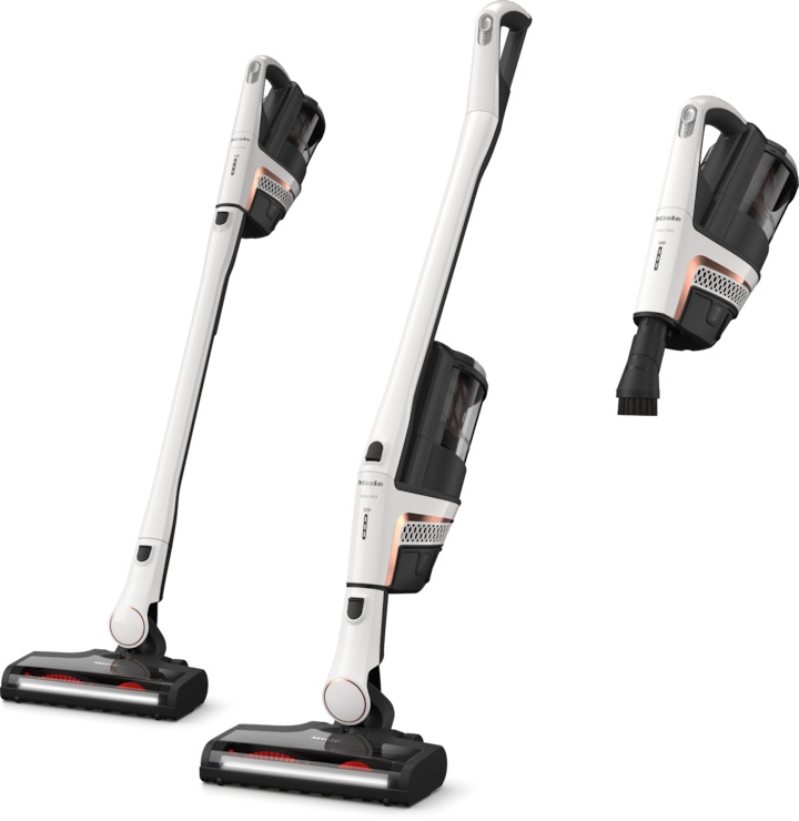 Miele Triflex HX2 Flash Miele Triflex HX2 Flash cordless stick vacuum in Lotus White with two batteries
