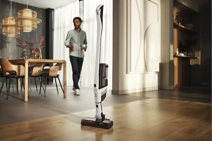 ミキ美品V10スティック＆ハンディ稼働エコ46分中18分25秒MAX18秒 Miele Triflex HX2 Cordless Stick Vacuum