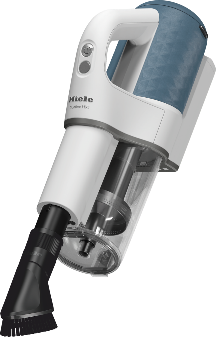 Miele Duoflex HX1 in handheld mode for above-floor cleaning