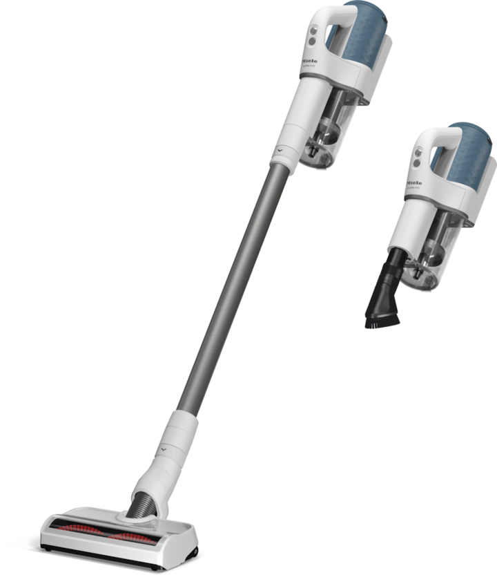 Miele Duoflex HX1 cordless stick vacuum in Nordic Blue