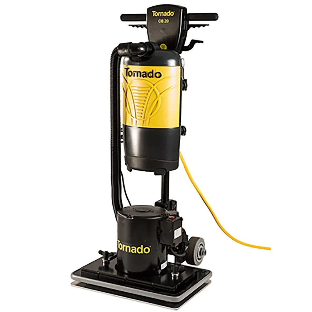 Tornado OB 20 orbital floor machine 97600 unit only 3530 RPM 180 lbs down pressure chemical-free stripping