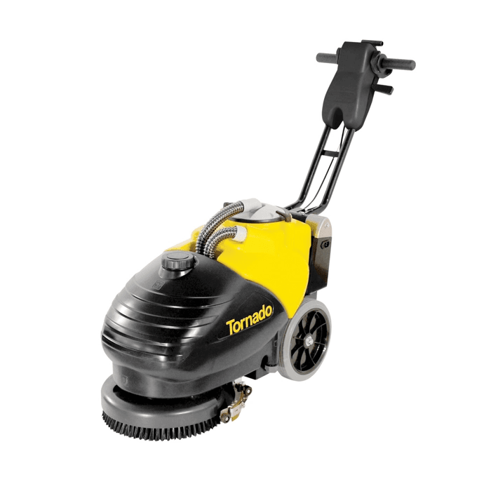 Tornado BD 14/4 compact scrubber 99414 battery automatic floor scrubber tight spaces
