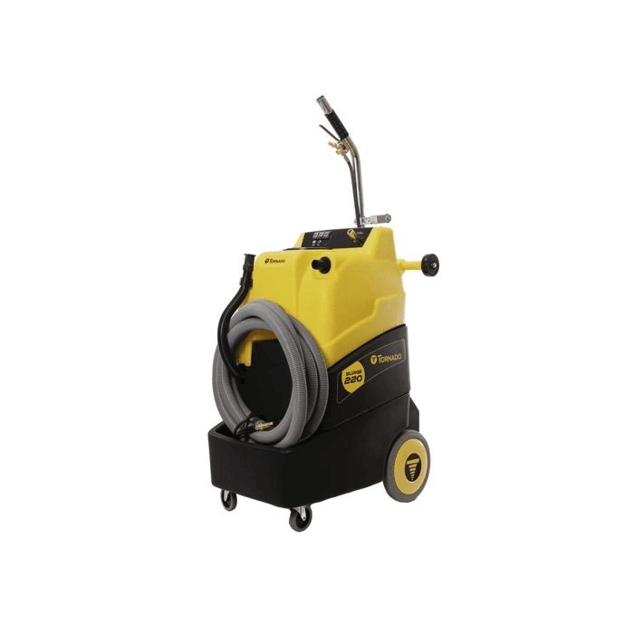 Tornado Surge 220 TE200-G15-U Tornado Surge 220 carpet extractor TE200-G15-U with 20-ft insider hose and 2-piece wand