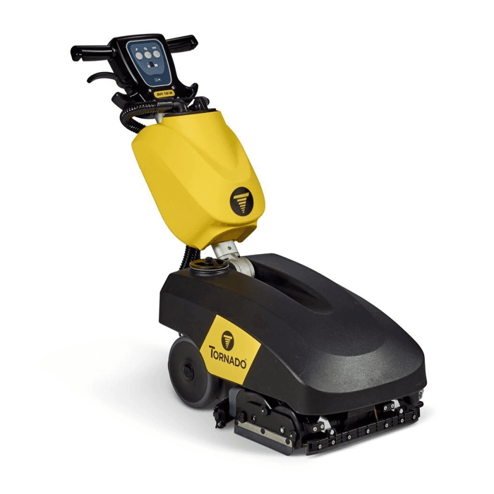 Tornado BR 13/2 compact cylindrical scrubber TS070-W13-UG grout tile floor cleaning