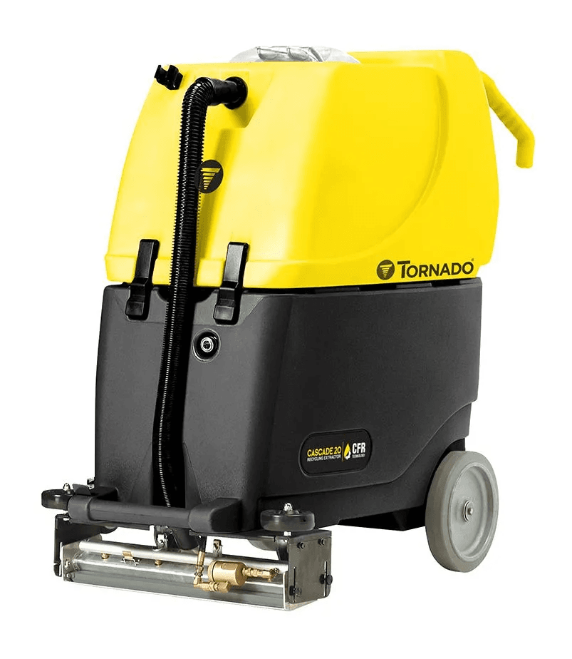 Tornado Cascade 20 recycling carpet extractor 98858 with kit wand hand tool hose