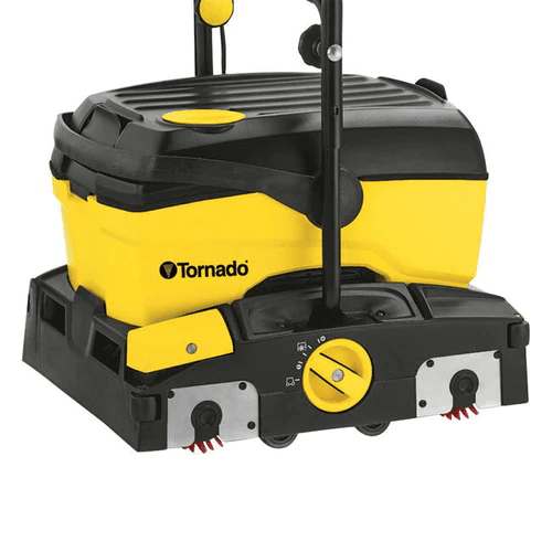 Tornado BR 16/3 large removable transport wheels compact scrubber 67 lbs