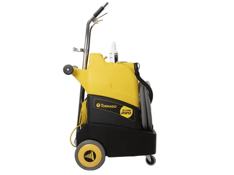 Tornado Surge 500 Controls and Storage Tornado Surge 500 top-mounted controls on-board storage stair-assist wheels