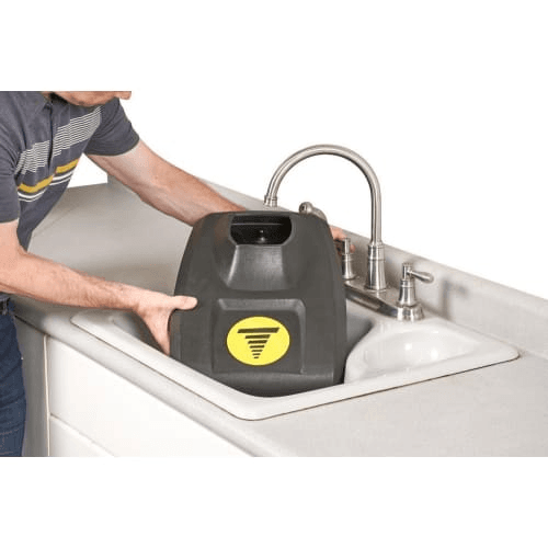 tornado vortex water tank Tornado Vortex scrubber clean water tank filling