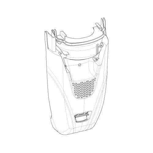 LINDHAUS-LB3-L-ion-Hepa-Digital-Pro-No.-4-MOTOR-HOUSING-COVER-GREY-1.jpg 04. Lindhaus L-ion Valzer L-ion Motor Housing Cover White - 101504601