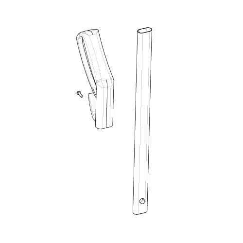 50. Lindhaus L-ion Valzer L-ion Handle Tube Assembly Dark Grey - 183553881