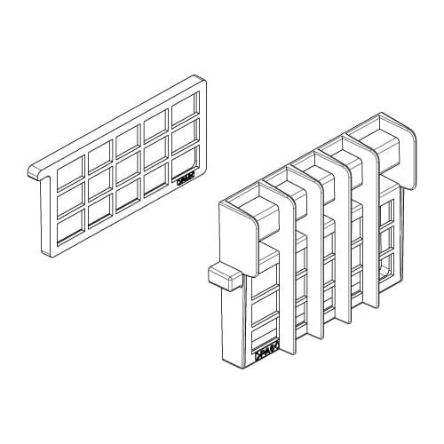 Part No. 164. Lindhaus LS38 L-ion - Grill, Motor Protection Filter - 182480081