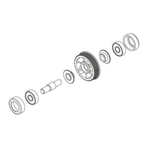 Part No. 141. Lindhaus LS50 Electric - Double Pulley Kit - 180150081