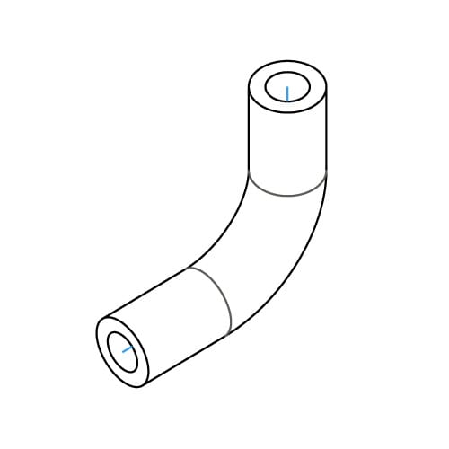 Part 145. Lindhaus LW46 Hybrid, Electric & Dual Core Water Tube D.4 L.60 mm - 089850000