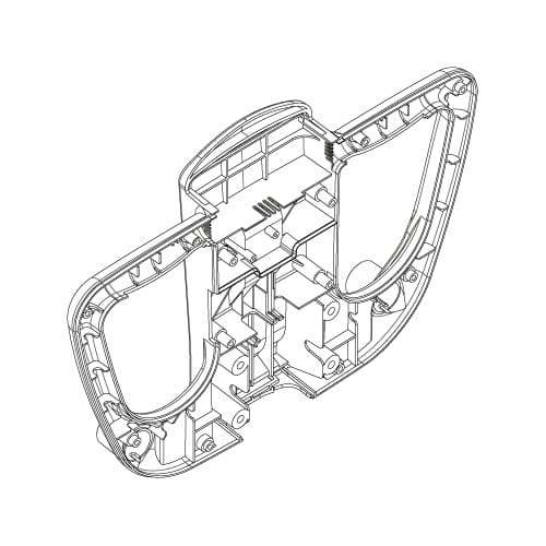 06. Lindhaus LW46 Hybrid, Electric & Dual Core Rear Handle - 008191233