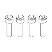 89. Lindhaus LS50 Electric - Screw M6x20 (Wrapping of 20 pcs) - 180120009